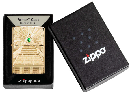 Зажигалка ZIPPO Armor™ с покрытием High Polish Brass 49060