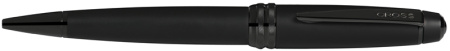 Шариковая ручка Cross Bailey Matte Black Lacquer. Цвет - черный.