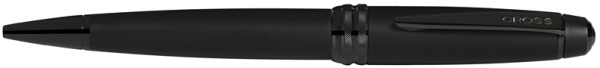 Шариковая ручка Cross Bailey Matte Black Lacquer. Цвет - черный.