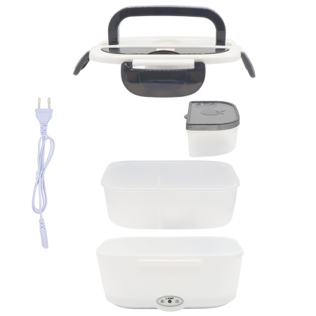 Ланчбокс с подогревом Yummybox, серый