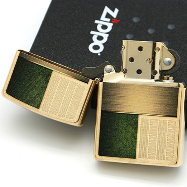 Зажигалка Zippo Classic Brushed Brass