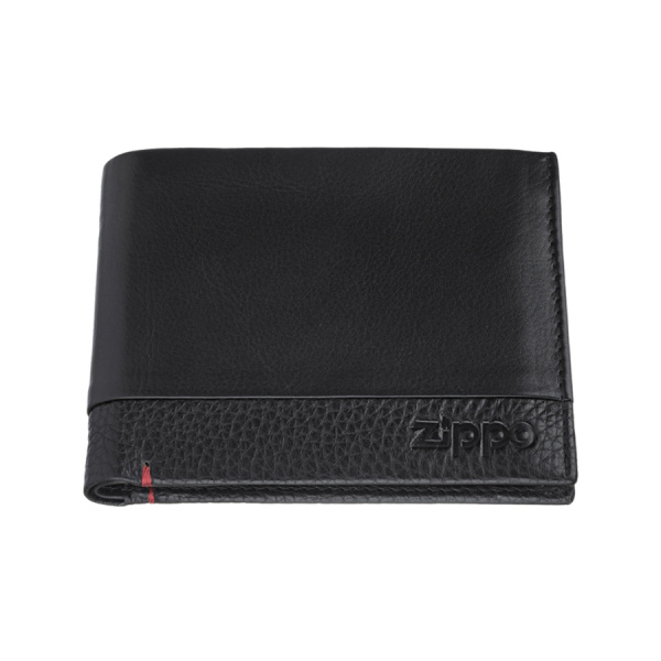 Портмоне Zippo с защитой от сканирования RFID, чёрное