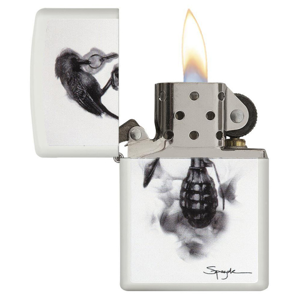 Зажигалка Zippo с покрытием White Matte