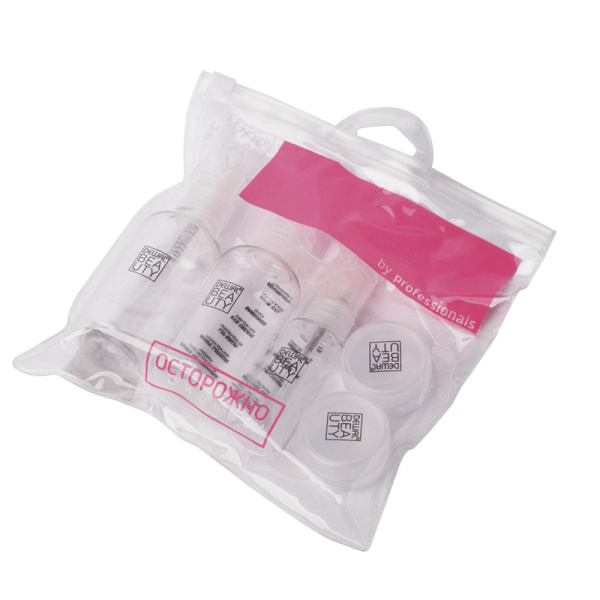 Дорожный набор баночек для путешествий Dewal Beauty DBTS5S