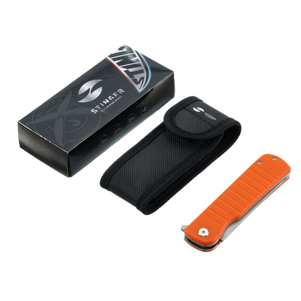 Нож складной Stinger FK-KL277-ORN