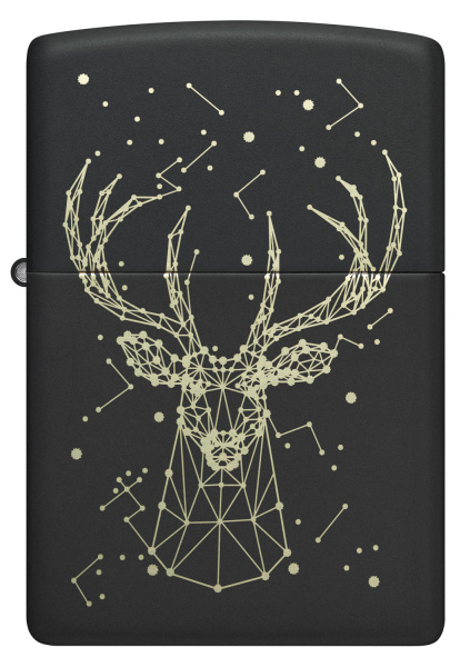 Зажигалка ZIPPO Deer с покрытием Black Matte 48385