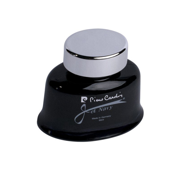 Набор подарочный Pierre Cardin Libra - Black, перьевая ручка + флакон чернил