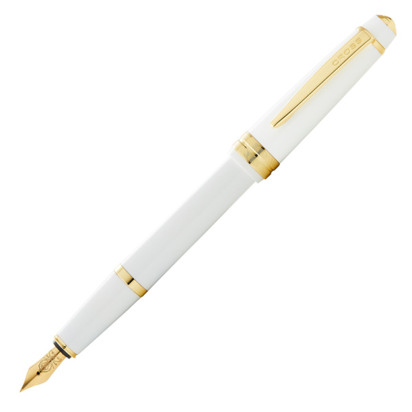 Перьевая ручка Cross Bailey Light Polished White Resin and Gold Tone AT0746-10FF