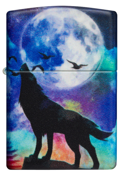 Зажигалка ZIPPO Wolf Design с покрытием 540 Matte 49683