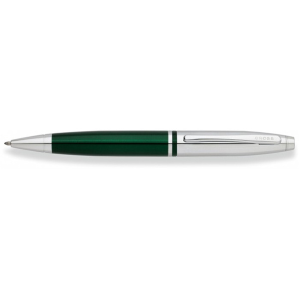 Ручка шариковая Cross Calais Chrome/Green