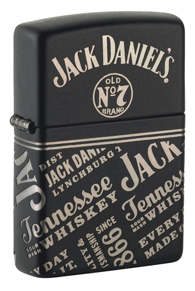 Зажигалка ZIPPO Jack Daniel's с покрытием Black Matte 46279