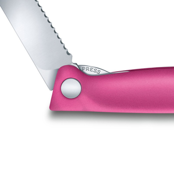 Нож складной для овощей Swiss Classic 11 см VICTORINOX Розовый