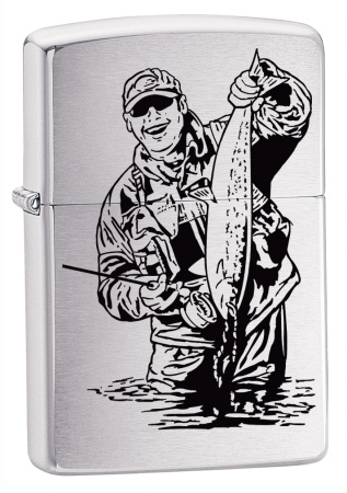 Зажигалка ZIPPO Рыбак 200FISHERMAN