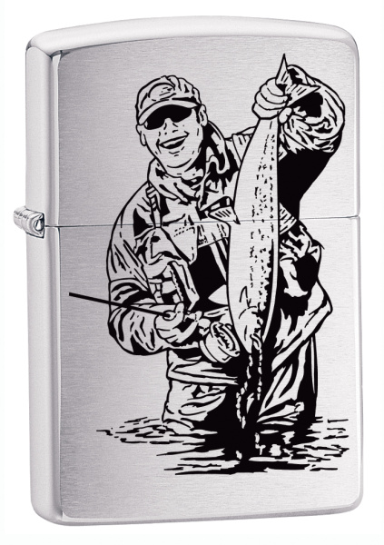 Зажигалка ZIPPO Рыбак 200FISHERMAN