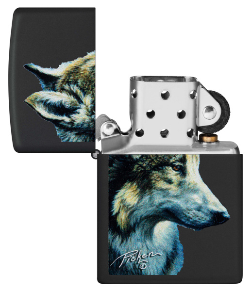 Зажигалка ZIPPO Linda Picken с покрытием Black Matte 48598