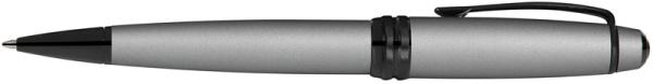 Шариковая ручка Cross Bailey Matte Grey Lacquer. Цвет - серый.
