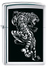 Зажигалка ZIPPO Tigre с покрытием Brushed Chrome 207 Tigre