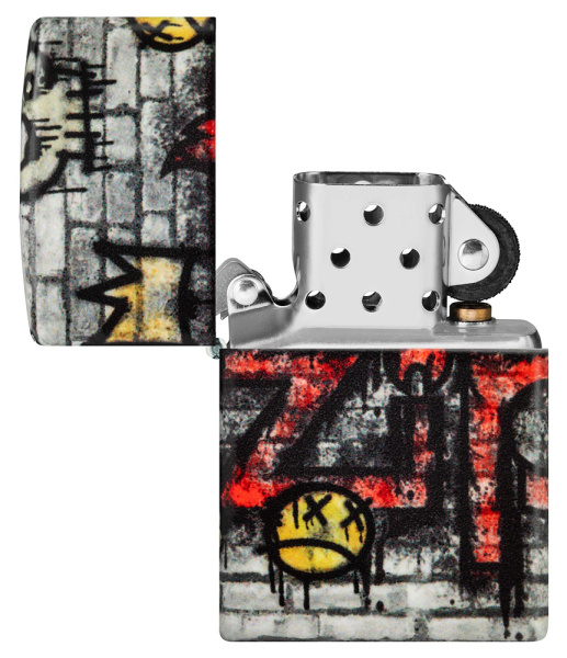 Зажигалка ZIPPO Graffiti King с покрытием 540 Matte 46282