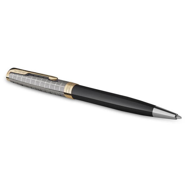 Шариковая ручка Parker Sonnet Premium K537 - Metal Black GT