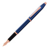Перьевая ручка Cross Century II Translucent Cobalt Blue Lacquer AT0086-138MF