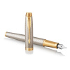 Ручка перьевая Parker IM Premium Warm Silver GT