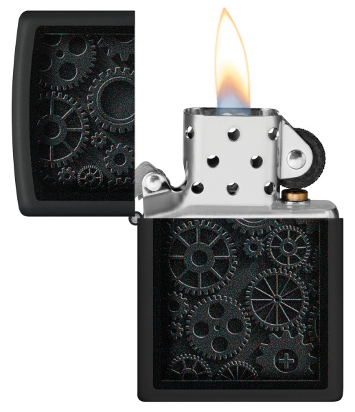 Зажигалка ZIPPO Steampunk с покрытием Black Matte 48999