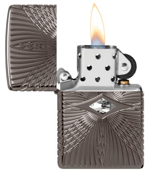 Зажигалка ZIPPO Armor® с покрытием Black Ice® 49291