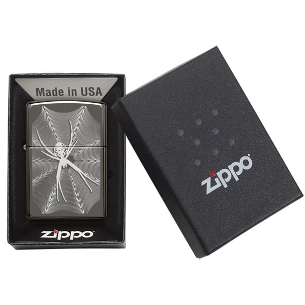 Зажигалка Zippo Spider & Web Design