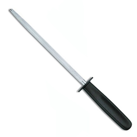 Мусат Victorinox стальной, круглое сечение, 20 см, черный