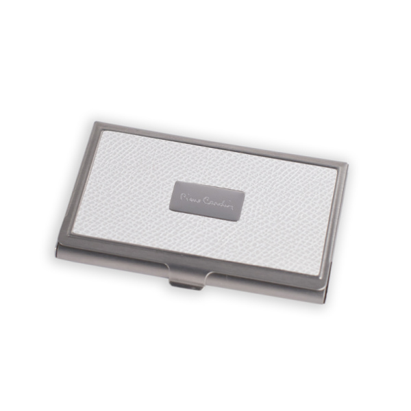 Визитница Pierre Cardin. Корпус - металл PC1139white