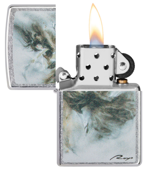 Зажигалка ZIPPO Luis Royo с покрытием Street Chrome 49766