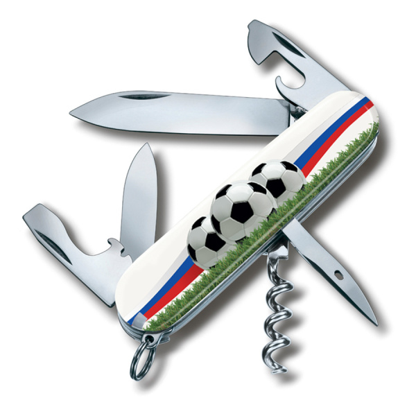 Нож Victorinox Spartan, 91 мм, 12 функций, Футбольное поле