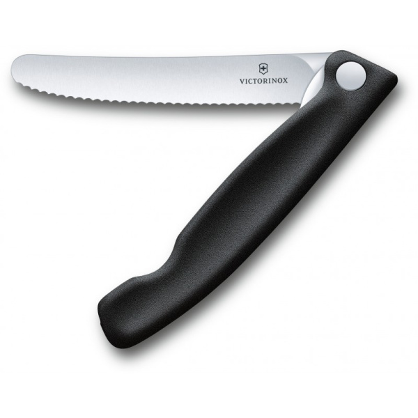 Нож складной для овощей Swiss Classic 11 см VICTORINOX Чёрный