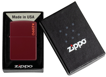 Зажигалка ZIPPO Logo с покрытием Merlot 46021ZL