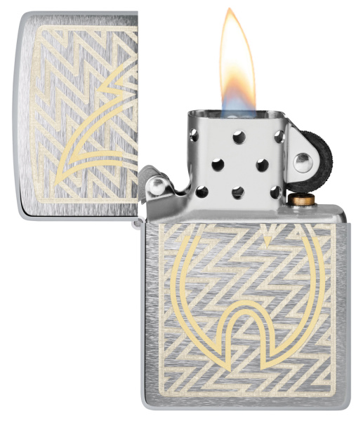 Зажигалка ZIPPO с покрытием Brushed Chrome 48789