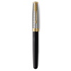 Перьевая ручка Parker Sonnet Premium F537 - Metal Black GT
