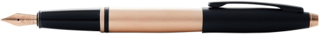Перьевая ручка Cross Calais Brushed Rose Gold Plate and Black Lacquer AT0116-27FF