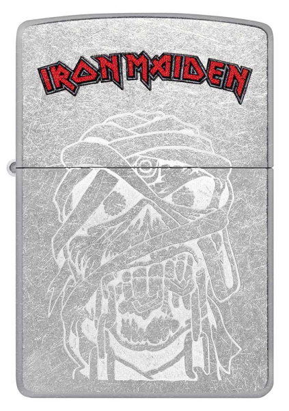 Зажигалка ZIPPO Iron Maiden с покрытием Street Chrome 48667