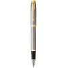Ручка перьевая Parker IM Core Brushed Metal GT