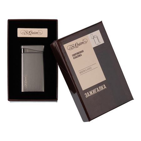 Зажигалка S.Quire газовая FL084-GMetal
