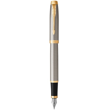 Ручка перьевая Parker IM Core Brushed Metal GT