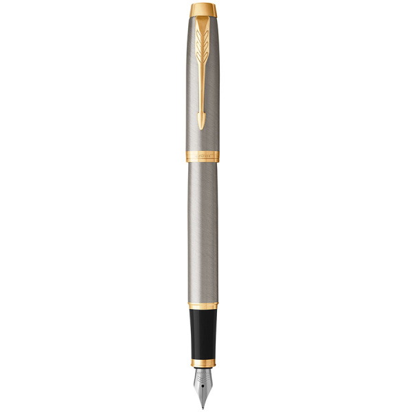 Ручка перьевая Parker IM Core Brushed Metal GT