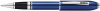 Ручка-роллер CROSS коллекция «НЕСРАВНЕННЫЙ | PEERLESS» Translucent Quartz Blue Engraved Lacquer
