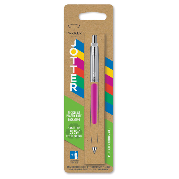 Ручка шариковая Parker Jotter Color - Pink, M