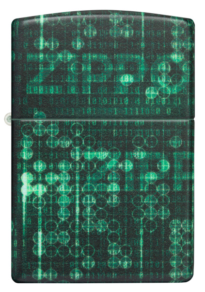 Зажигалка ZIPPO Pattern с покрытием Glow In The Dark Green 48408