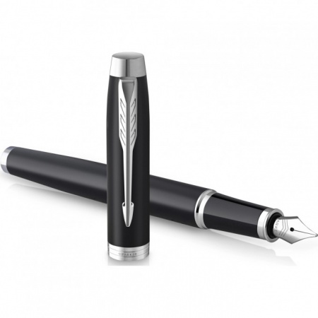 Ручка перьевая Parker IM Essential F319, Matte Black CT