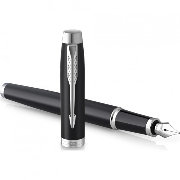 Ручка перьевая Parker IM Essential F319, Matte Black CT