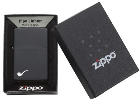 Зажигалка для трубок ZIPPO Pipe с покрытием Black Matte 218PL