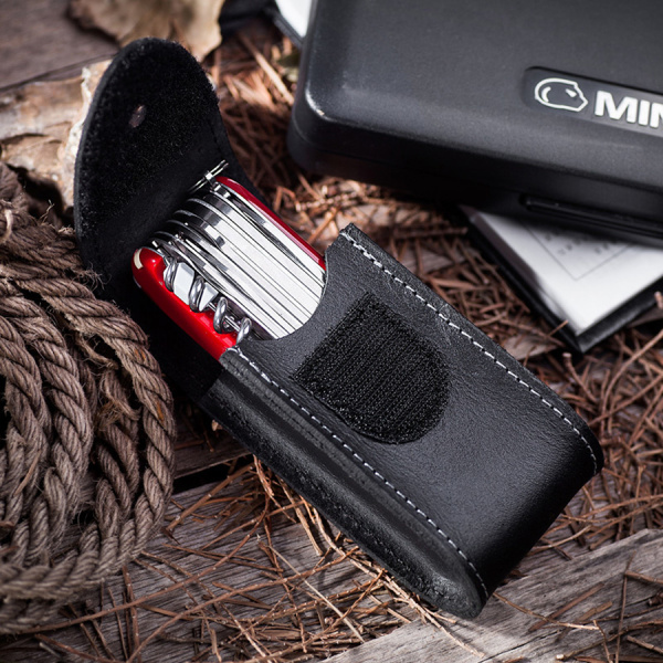 Чехол кожаный VICTORINOX для ножей 91 мм, толщиной 5-8 уровней