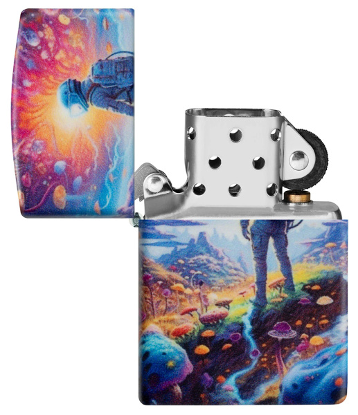 Зажигалка ZIPPO Mushroom Forest Design с покрытием 540 Matte 46433